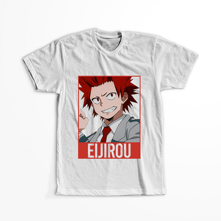 Koszulka Biała My Hero Academia / Akademia bohaterów - WYBIERZ KOLOR KOSZULKI I FASON