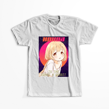 Koszulka Biała - Is the Order a Rabbit? - WYBIERZ KOLOR KOSZULKI I FASON