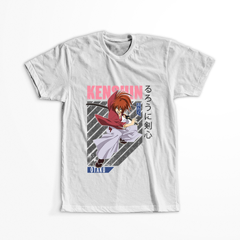 Koszulka Biała Rurouni Kenshin WYBIERZ KOLOR KOSZULKI I FASON