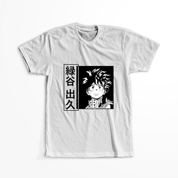 Koszulka Biała My Hero Academia / Akademia bohaterów - WYBIERZ KOLOR KOSZULKI I FASON