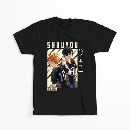 Koszulka Czarna - Haikyuu!!  - WYBIERZ KOLOR KOSZULKI I FASON