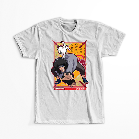 Koszulka Biała Naruto / Boruto - WYBIERZ KOLOR KOSZULKI I FASON