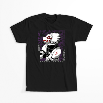 Koszulka Czarna Naruto / Boruto - WYBIERZ KOLOR KOSZULKI I FASON