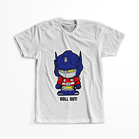 Koszulka Biała Transformers WYBIERZ KOLOR KOSZULKI I FASON