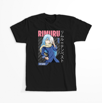 Koszulka Czarna Tensei Shitara Slime Datta Ken - WYBIERZ KOLOR KOSZULKI I FASON