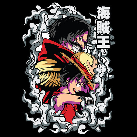 Koszulka Czarna One Piece - WYBIERZ KOLOR KOSZULKI I FASON