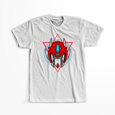 Koszulka Biała Gundam - WYBIERZ KOLOR KOSZULKI I FASON