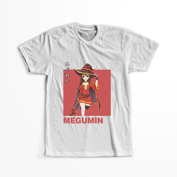 Koszulka Biała KonoSuba: God's Blessing on This Wonderful World! / Kono Subarashii Sekai ni Shukufuku wo! - WYBIERZ KOLOR KOSZULKI I FASON