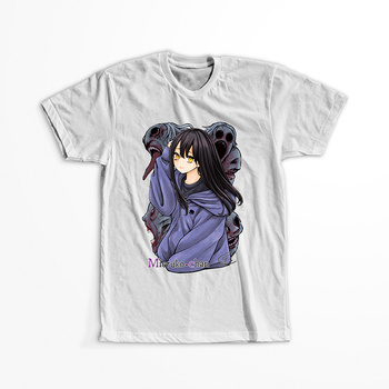 Koszulka Biała - Mieruko-chan. Dziewczyna, która widzi więcej - WYBIERZ FASON KOSZULKI