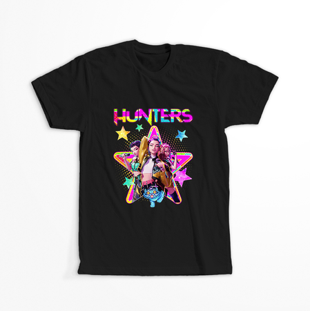 Koszulka Czarna KPop Demon Hunters WYBIERZ KOLOR KOSZULKI I FASON