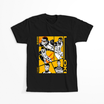 Koszulka Czarna - Blue Lock - WYBIERZ KOLOR KOSZULKI I FASON