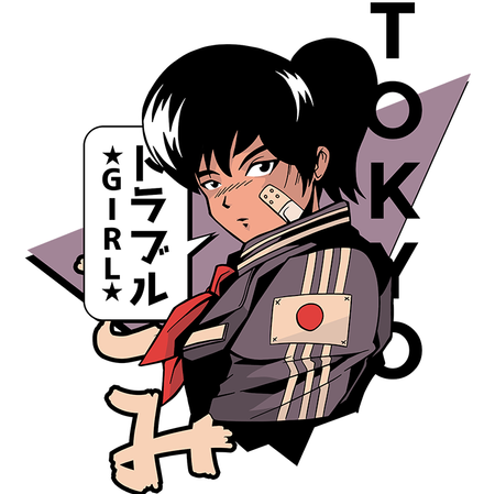 Koszulka Tokyo WYBIERZ KOLOR KOSZULKI I FASON