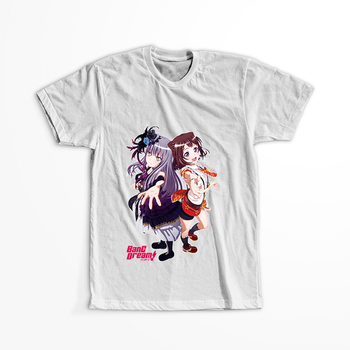 Koszulka Biała BanG Dream! - WYBIERZ KOLOR KOSZULKI I FASON