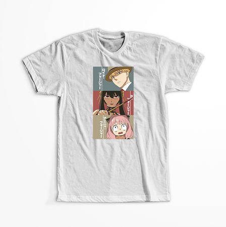 Koszulka Biała Spy X Family - WYBIERZ KOLOR KOSZULKI I FASON