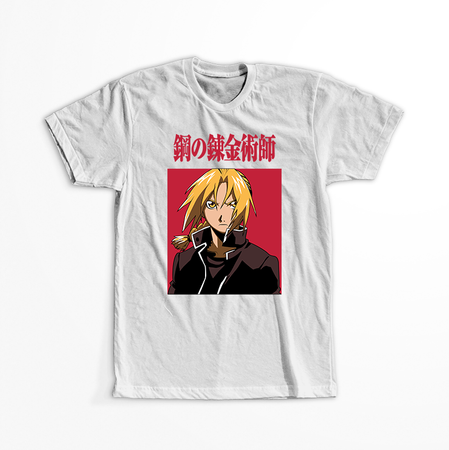 Koszulka Biała Fullmetal Alchemist - WYBIERZ KOLOR KOSZULKI I FASON