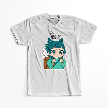 Koszulka Biała The Apothecary Diaries / Zapiski Zielarki - WYBIERZ FASON I KOLOR KOSZULKI
