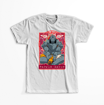 Koszulka Biała Fullmetal Alchemist - WYBIERZ KOLOR KOSZULKI I FASON