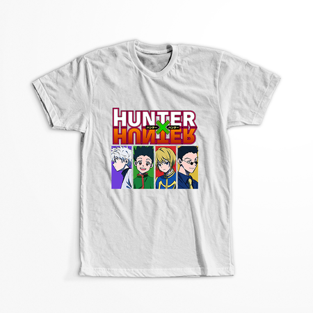 Koszulka Biała Hunter x Hunter WYBIERZ KOLOR KOSZULKI I FASON