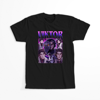 Koszulka Czarna - League of Legends & Arcane - WYBIERZ KOLOR KOSZULKI I FASON