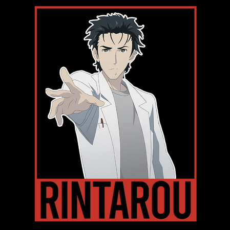 Koszulka Biała - Steins;Gate - WYBIERZ KOLOR KOSZULKI I FASON