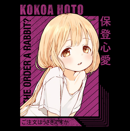 Koszulka Biała - Is the Order a Rabbit? - WYBIERZ KOLOR KOSZULKI I FASON