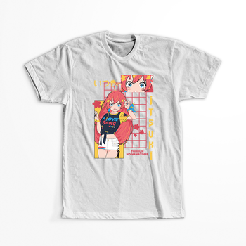 Koszulka Biała - The Quintessential Quintuplet - WYBIERZ KOLOR KOSZULKI I FASON