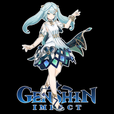 Koszulka Czarna Genshin Impact - Faruzan - WYBIERZ KOLOR