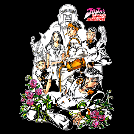 Koszulka Biała JOJO's Bizarre Adventure - WYBIERZ KOLOR KOSZULKI I FASON