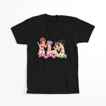 Koszulka Czarna Non Non Biyori WYBIERZ KOLOR KOSZULKI I FASON