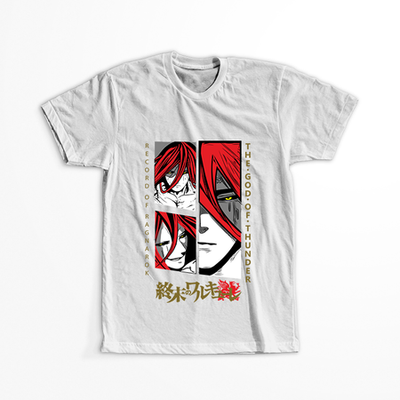 Koszulka Biała Record Of Ragnarok WYBIERZ KOLOR KOSZULKI I FASON