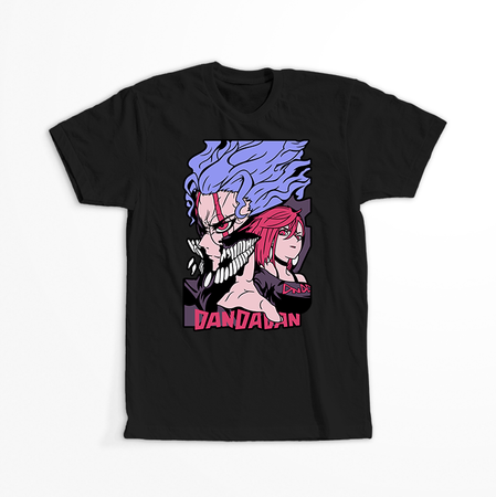 Koszulka Czarna Dandadan - WYBIERZ FASON KOSZULKI