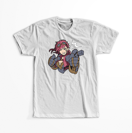 Koszulka Biała - League of Legends & Arcane - WYBIERZ KOLOR KOSZULKI I FASON