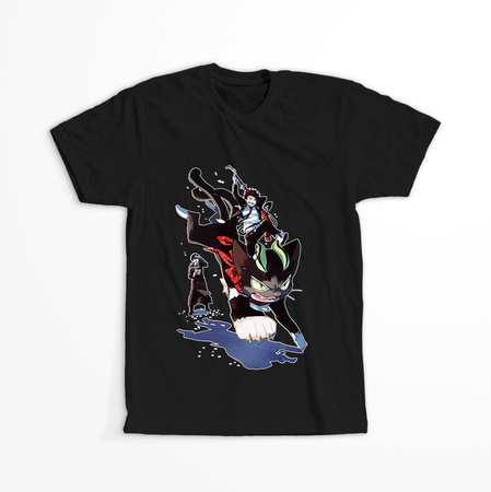 Koszulka Czarna Ao No Exorcist / Blue Exorcist - WYBIERZ KOLOR KOSZULKI I FASON