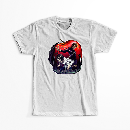 Koszulka Biała Death Note - WYBIERZ KOLOR KOSZULKI I FASON