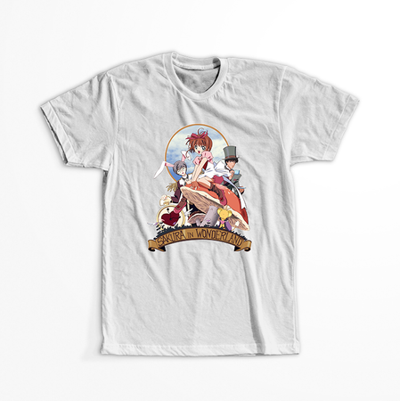 Koszulka Biała - Card Captor Sakura - WYBIERZ KOLOR KOSZULKI I FASON