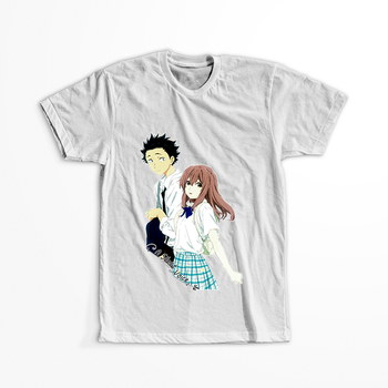 Koszulka Biała Koe no katachi - WYBIERZ KOLOR KOSZULKI I FASON