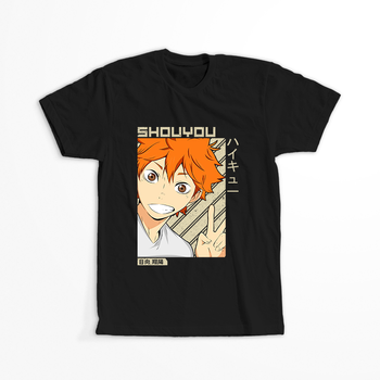 Koszulka Czarna - Haikyuu!! - WYBIERZ KOLOR KOSZULKI I FASON