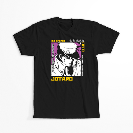 Koszulka Czarna JOJO's Bizarre Adventure - WYBIERZ KOLOR KOSZULKI I FASON