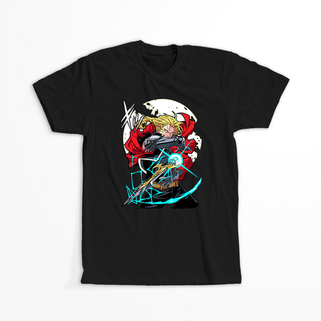 Koszulka Czarna Fullmetal Alchemist - WYBIERZ KOLOR KOSZULKI I FASON