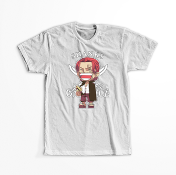 Koszulka Biała One Piece - WYBIERZ KOLOR KOSZULKI I FASON