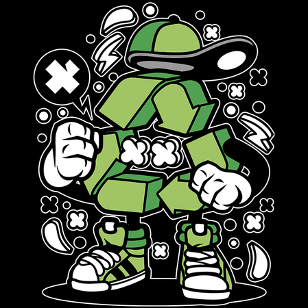 Koszulka Recykling KOLOR KOSZULKI I FASON