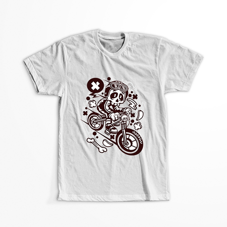Koszulka Czaszka WYBIERZ KOLOR KOSZULKI I FASON