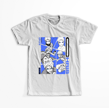 Koszulka Biała - Blue Lock - WYBIERZ KOLOR KOSZULKI I FASON