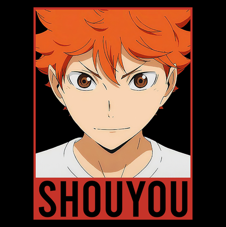 Koszulka Czarna - Haikyuu!!  - WYBIERZ KOLOR KOSZULKI I FASON