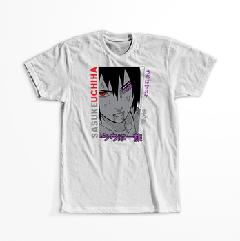 Koszulka Biała Naruto / Boruto - WYBIERZ KOLOR KOSZULKI I FASON