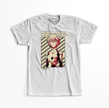 Koszulka Biała Neon Genesis Evangelion - WYBIERZ KOLOR KOSZULKI I FASON