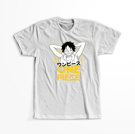 Koszulka Biała One Piece - WYBIERZ KOLOR KOSZULKI I FASON