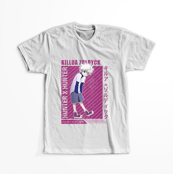 Koszulka Biała Hunter x Hunter WYBIERZ KOLOR KOSZULKI I FASON