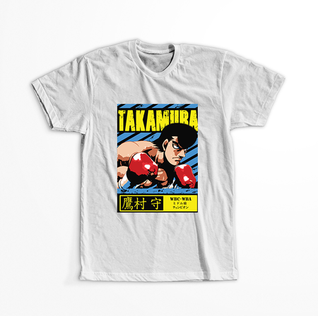 Koszulka Biała - Hajime no Ippo - WYBIERZ KOLOR KOSZULKI I FASON