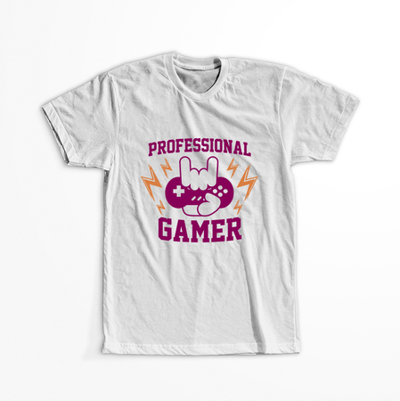 Koszulka  Professional gamer WYBIERZ KOLOR KOSZULKI I FASON